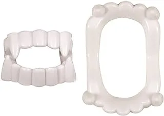 Mad Toys Vampire/Dracula Teeth Fangs Halloween Child Costume Accessorie, One Size Fits 3+ Years, White, 88099