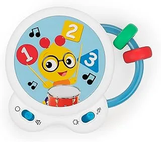 Baby Einstein Tiny Tempo Musical Toy Drum, Ages 3+ Months, Bead Chaser