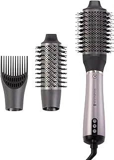 Remington PROluxe You Adaptive Air Styler - Hair Dryer Hot Brush with 3 Attachments: Oval Brush, Round Brush & Root Boost, StyleAdapt Technology that learns & adapts to your hair, AS9880