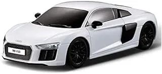 Rastar 2015 Version R/C Audi R8 Car Toy for Kids, White, 1:24 Scale