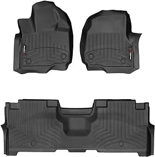 WeatherTech DigitalFit Front and Rear Floorliners for Ford Expedition, Black