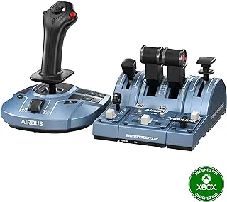 Thrustmaster TCA Captain Pack X Airbus Edition, Ergonomic replicas of Airbus sidestick & throttle quadrant, Officially Licensed for Xbox Series X|S and PC, Ambidextrous, Built-in Airliner Function