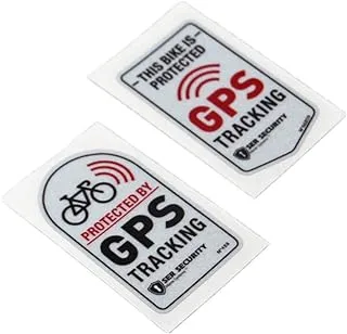 Langersun GPS Tracker Alarm Car Stickers (2 Pieces,7 x 4cm)