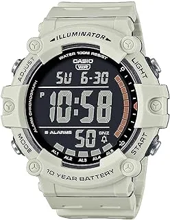 Casio Illuminator AE1500WH Series | 10-Year Battery | LED Backlight | 5-Alarms | 1/100 Sec Stopwatch | Men's Digital Watch