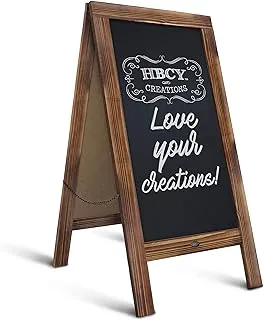 BPA Rustic Magnetic A-Frame Chalkboard Sign/Extra Large 40