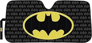 Warner Bros 003713R01 Batman Logo Accordion Bubble Sunshade - Multi-colored