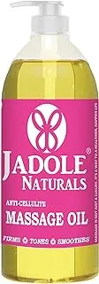 Jadole Naturals Anti Cellulite Treatment Massage Oil, Natural Ingredient 1 liter 1000 ml, Family size