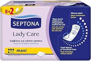 Septona Lady Care Maxi Sanitary Pads 10-Pieces