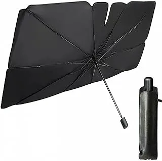 Sulfar Car Sun Shade Windshield Front Windshield 31x53inch Foldable Cover Visor Umbrella Sunshade for Vehicle Blocks