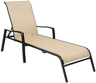 Yulan Outdoor Adjustable Chaise Lounge Chair Full Flat Outdoor Recliner, Beach, Yard, Pool 487