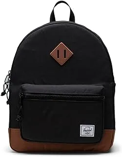 Herschel Heritage Backpack for Youth, Black/Saddle Brown