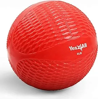 Yes4All Toning Ball, Soft Weighted Medicine Balls for Exercise and Pilates, Yoga, and Fitness, Perfect for Balance, Flexibility, available 1kgs to 5kgs with Multi Colors Available