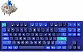 Keychron Q3 QMK Custom Hot-Swappable Gateron G-PRO Mechanical Keyboard With Blue Switch & RG