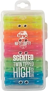 Tinc Nifty Snifty Highlighter | Multicolored Set of 10 | Birthday Giveaways for Kids | Cute stuff Party Favors for Kids | School Supplies Gifts for Girls and Boys | Cute Stationary Gifts