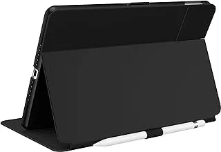 Speck Balance Folio Etui iPad 10.2 9 (2021) 8 (2020) 7 (2019) z powok MICROBAN (أسود)