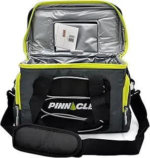 Pinnacle WINSOR Cooler Bag 18.5L/24 CANS - Removable Shoulder Strap Collapsible Travel Cooler for Outdoor Travel Hiking Beach Picnic BBQ Party | Large Reusable Grocery Bags for 24-Can Capacity