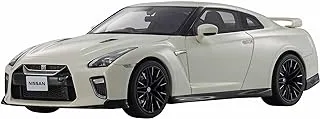 كيوشو 1/18 مقياس سيارة نيسان GT-R 2020 نموذج ديكاست، أبيض