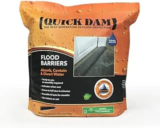 Quick Dam QD617-1 Flood Barriers, 1 Pack, Black