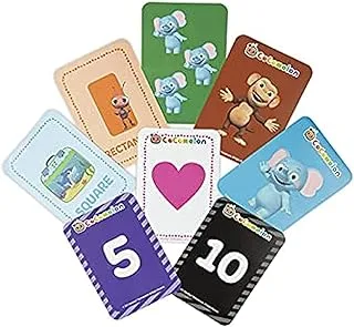 Cocomelon My First Learning 30 Card, Toddlers Educational Game, Alphabet And Numbers Cards, Learn The Alphabet And Spelling And Numbers, For Ages 18 Months +, Multicolor, 96-0012