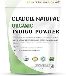 Oladole Natural Organic Indigo Powder 300g Pure & Natural To Prevents Hair Fall,Promotes Hair Quality, Improves Scalp Health