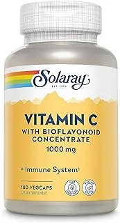 Solaray Vitamin C With Bioflavonoid Concentrate 1000 mg Veg Capsules 100's