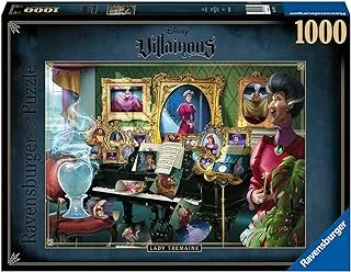 لعبة أحجية الصور المقطوعة 1000 قطعة من Ravensburger Disney Villainous: Lady Tremaine للبالغين - 16891 - كل قطعة فريدة من نوعها، تقنية Softclick تعني أن القطع تتناسب معًا بشكل مثالي