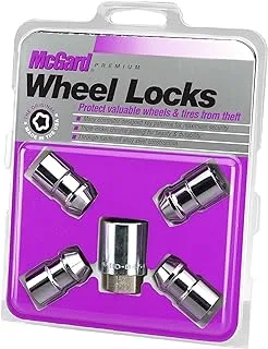 McGard 24132 Chrome Cone Seat Wheel Locks (7/16