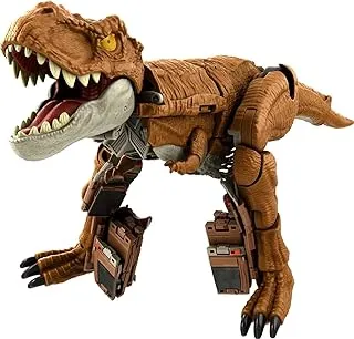 Jurassic World Transforming Toy, Tyrannosaurus T Rex Dinosaur to Truck, Chase N Roar