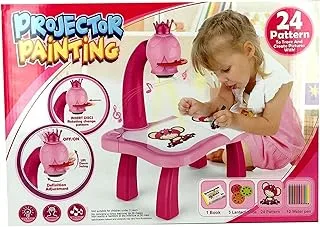 Toy Land Projector Painting Desk Table, Large, Pink