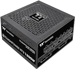 وحدة إمداد الطاقة المعيارية الكاملة من Thermaltake Toughpower PF3 Platinum، سعة إخراج 1200 واط، تصميم مضغوط، PCIe Gen 5.0 جاهز، PFC نشط - أسود