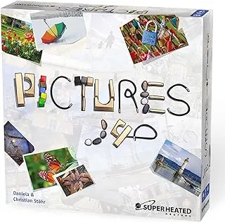 SuperHeated Neurons Pictures | 3-5 Players | Official Version | English and Arabic Language | Family Game For Ages 8+ | Board Game - Party | Original - Made In Netherlands