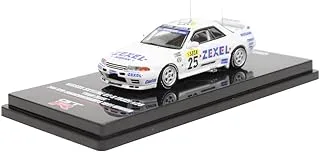 Inno64 1/64 مقياس Nissan Skyline GTR R32 25 Team Zexel نموذج سيارة ديكاست، أبيض