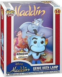 Funko Pop! VHS Cover: Disney - Aladdin - Amazon Exclusive - Collectable Vinyl Figure - Gift Idea - Official Merchandise - Toys for Kids & Adults - Movies Fans - Model Figure for Collectors