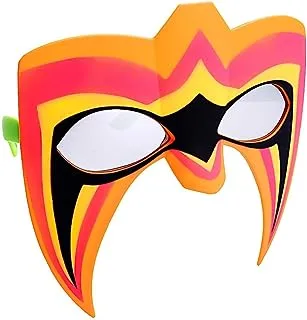 Sun-Staches WWE Official Sunglasses, Wrestling Costume Accessory, Macho Man, Ultimate Warrior Shades, One Size Fits Most