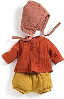 Djeco Pomea Doll Outfit, Mandarine