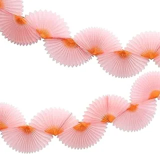 Meri Meri Honeycomb Fan Garland, Pink