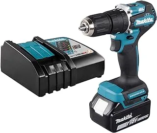 MAKITA DHP487RF1J - 18V LITHIUM-ION CORDLESS HAMMER DRIVER DRILL (BL/XPT) 13MM (1/2