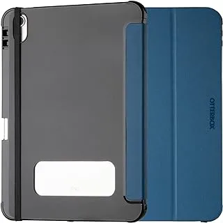 حافظة OtterBox React Folio لجهاز iPad 10.9 بوصة (الجيل العاشر 2022)، مقاومة للصدمات والسقوط، حافظة حماية نحيفة للغاية، تم اختبارها وفقًا للمعايير العسكرية، أزرق