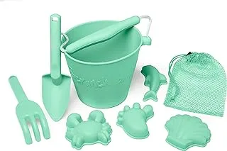 Scrunch Bundle - Silicone Beach Toys/Garden Tools - Dusty Light Green