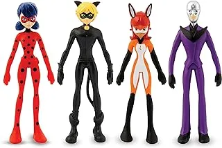 TCG Toys Bend-Ems Miraculous Lady Bug 4 In 1 Pack