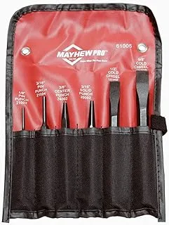 Mayhew Pro 61005 Punch and Chisel Kit, 6-Piece