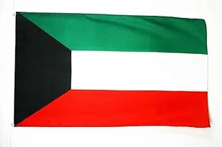 BPA Kuwait Flag 3' x 5' - Kuwaiti Flags 90 x 150 cm - Banner 3x5 ft Light Polyester