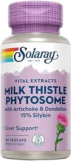 Solaray Milk Thistle Phytosome With Artichoke & Dandelion VegCapsules For Liver Support 60's