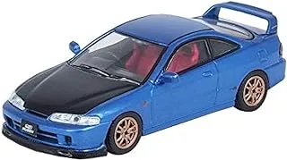 لعبة سيارة Inno64 بمقياس 1/64 لسيارة Honda Civic Integra Type-R DC2، باللون الأزرق