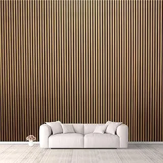 bpa 3D Wallpaper Background Made of Wood slats Self Adhesive Bedroom Living Room Dormitory Decor Wall Mural Stick and Peel Background Wall Ceiling Wardrobe Sticker