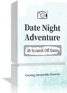 40 Date Night Ideas Card Games for Couples - Unique Date Deck Scratch Off Cards, Great as Couples Gifts for Boyfriend - Romantic Newlywed, Anniversary and Wedding Gift for Him, Couple, Husband or Wife