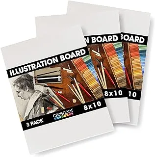 Crescent Creative Products Crescent Art & Illustration Board, 8 x 10, White