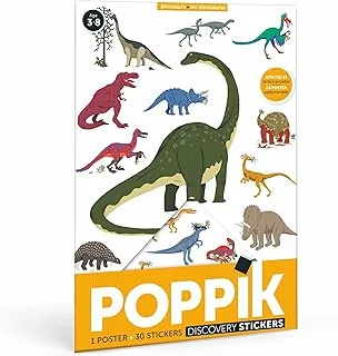 Mini Sticker Poster - Dinosaurs (+26 Stickers)