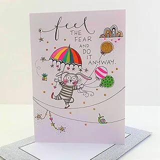 Rachel Ellen Feel The Fear Greeting Card