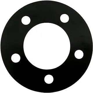 Allstar Wheel Spacer, 5 x 5.00 in Bolt Pattern, 1/8 in Thick, Steel, Black Paint, Each (ALL44125)